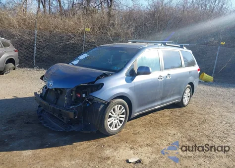 2014 Toyota Sienna Xle из США, поврежденный, VIN 5TDYK3DC3ES487461